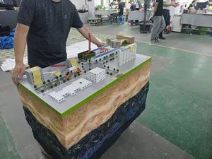 Exquisite Hand-Made Coal Mining Model for Corporate Showcase Decor - Henghui 3d Digital Co., Ltd - China