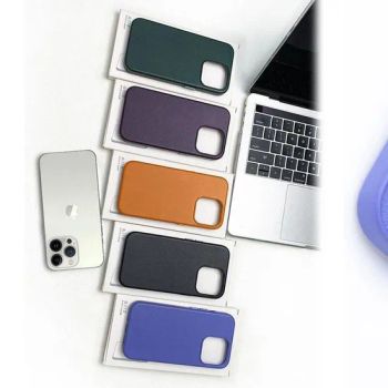 Waterproof Phone Cover Magsafe Cowhide Leather Mobile Phone Case Phone Case - Dongguan Jinruixin Technology Co., Ltd. - China