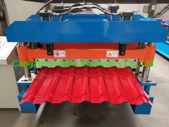 Kenya Low Price Glazed Tile Roofing Roll Forming Machine Supplier/Kenya Glazed Roof Tile Making Machinery - Cangzhou Noble Machinery Co., Ltd. - China