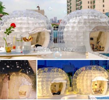 Sealed Double Layer Commercial Transparent Dome Inflatable Outdoor Bubble Tent - Guangzhou Huayue Inflatable Products Co., Ltd. - China