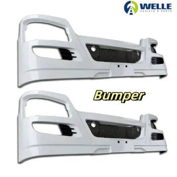 Chinese Sinotruk HOWO Parts Truck Body Parts White Red Bumper Wg1642242101 - Shandong Welle Vehicle & Parts Co., Ltd. - China