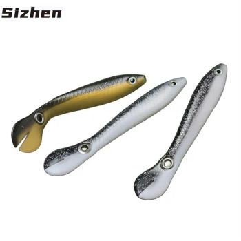 7cm2g, 10cm6g Bass Mandarin Fish Bait Luminous Double Color Artificial Lure Shad Swim Bait Bionic Sinking Loach Soft Fishing Lure - Shanghai Sizhen Trading Co., Ltd - China