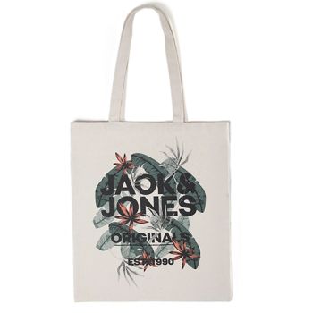 Personalized Natural Recycled Cotton Bags Custom Printed Logo Canvas Shopping Tote Handbag - GOOD IDEA PROMOTION LIMITED - China
