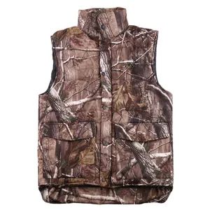 Winter Outdoor Bionic Camouflage Hunting Wear Thickened Warm Fishing Vest - Fuzhou Riversuny Waterproof Garments & Bag Mfg. Ltd. - China