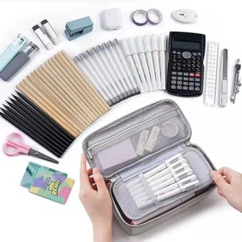 Stylish, Minimalist, and Spacious Pencil Case and Office Storage Bag - DINGNAN MINGHONG HANDBAG CO., LTD. - China