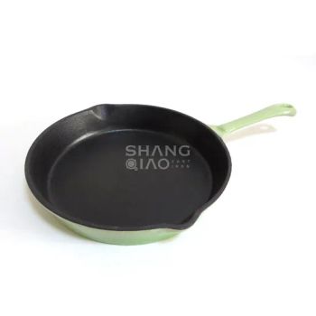 Custom Logo High Quality Cast Iron Kitchen Skillet Enamel Cast Iron Skillet Fry Pans - Hebei Shangqiao Imp. & Exp. Co., Ltd. - China