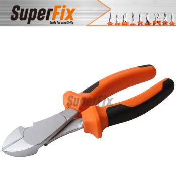 Alicate Professional Plier with PVC Handle Polish Finish Carbon Steel Funcitonal Cutting Twisting Clamping Diagonal Cutting Pliers - Zhangjiagang Superfix Tools Co., Ltd. - China