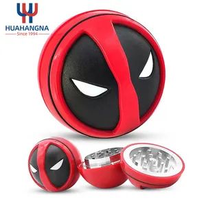 3 Metal Deadpool Grinder Smoking Cigarette Tobacco Herb Grinder Smoking Accessories - Wuhan Xinhuahang Household Goods Co., Ltd. - China