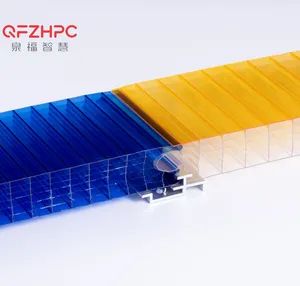 Quanfu Colorful Plug Patterrn Polycarbonate PC Sheet for Daylighting Curtain Wall - SHANGHAI QUANFU SHEETS CO., LTD. - China