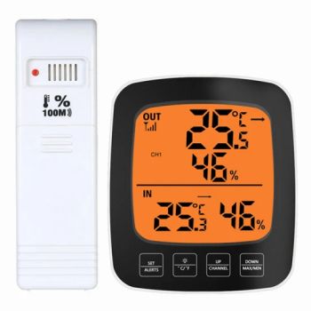 Large Display Indoor WiFi 433MHz Wireless Baby Room Thermometer & Hygrometer - Xi'an Lonn M&E Equipment Co., Ltd. - China