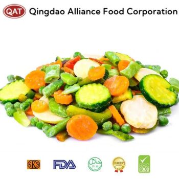 China Frozen Garden Mixed Vegetables IQF 2/3/4 Ways Vegetables Frozen Mixed Blend with Cauliflower, Broccoli, Green Beans, Zucchini - QINGDAO ALLIANCE FOOD CORP. - China