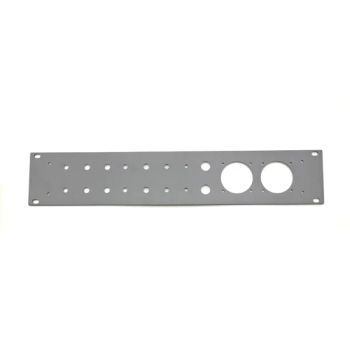 Anodized Laser Cutting Drilling Silk Screen Aluminum Front Panel Amplifier Front Panel Prototypes Brushed Aluminium Custom - Dongguan Fuzhan Electronics Technology Co., Ltd. - China