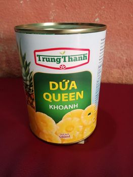 Canned Queen pineapple in syrup 20oz 30oz A10 - OEM - Trung Thanh - Vietnam