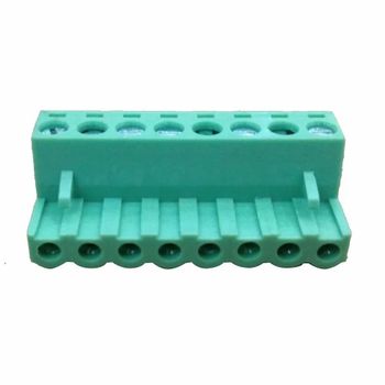 Green Combicon Connectors, For Audio and Video, 0.5 mm Color Green Pitch 0.5 mm Number of Pins 8 Connector Type Female Contact Material - Global Electronic Connectors - India