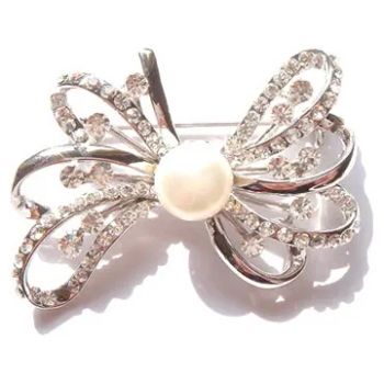Pearl Brooches (VIBRH046) Trademark VI Model NO. VIBRH046 Production Capacity: 2000 - VI Industry Co., Limited - China