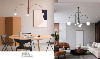 Nordic Decorative Hanging Lamp Terrazzo Chandelier Light OEM Welcome Origin China Style Decoration Certification CE Beaming Angle - Hong Kong Spleg Co., Ltd. - China