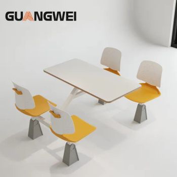 Cafeteria Restaurant Seating Sets School Student Dining Chair Table - Foshan Shunde Guangwei Furniture Bussiness Department - China