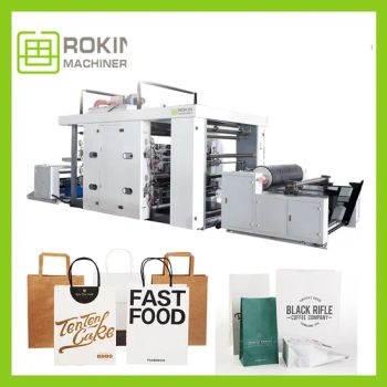 Rkp4-1200 Four Color High Speed Good Quality Paper Flexo Printing Machine - Wenzhou Rokin Machinery Co., Ltd - China