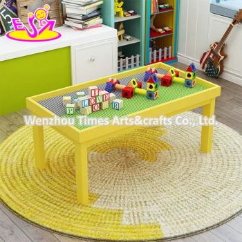 Most Popular Kindergarten Wooden Construction Block Table for Children W08g288A - WENZHOU TIMES ARTS&CRAFTS CO., LTD. - China