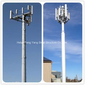 High Mast Light Tower Mast Galvanized Steel Tubular Pole Lamp Poles - Hebei Teng Yang Steel Structure Co., Ltd. - China