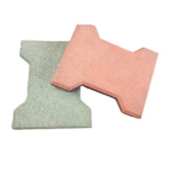 Outdoor Rubber Floor Tiles Anti Slip Wear Resistant Rubber Floor Tiles - Hengshui Mingyuhanqin Sports Facilities Engineering Co., Ltd. - China