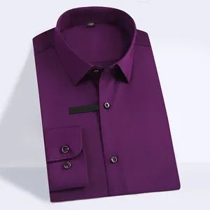 Wholesale Latest Design Custom Mens Suits Long Sleeve Formal Office White Dress Shirt Men's Shirts - Hebei Jin Lier Trading Co., Ltd. - China