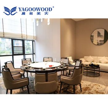 Modern Luxury Hotel Restaurant Furniture Solid Wood Table and Chairs - Foshan Nanhai Gemei Tianya Furniture Co., Ltd. - China