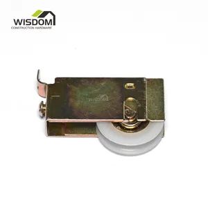 Zinc Color Nylon Roller Ball Bearings for Sliding Window Door UPVC Sliding Nylon Windows Single Roller Adjustable Wheels - Guangzhou Wisdom Hardware Limited - China