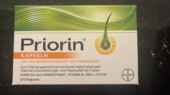 Priorin 270 Capsules by Bayer - Made in Germany - Original Pack  -  DAEWKAEW PANTAMANG Co., Ltd - Thailand