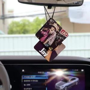 Luxurious Rose Apple Aroma Hanging Car Air Freshener Size 9cm Ype Paper Style Cool Sample Yes MOQ 100PCS Color Custom Trademark - Zhongshan Baojianlong Trading Co., Ltd. - China