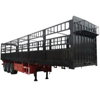 Professional Load 30-60ton Animal Transport Goods Dropside Fence Stake Cargo Semi Trailer for Sale - Liangshan Mingda Machinery Equipment Co., Ltd. - China