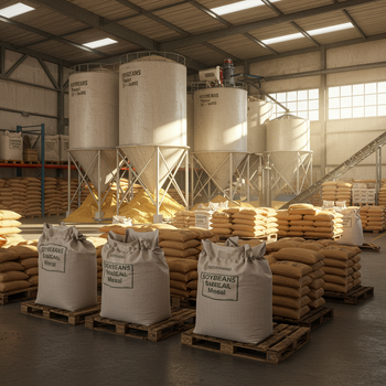 Premium Quality Soybean Meal For Feed Industry Soybean Meal With Rich Protein Content For Poultry Cattle And Aquaculture from THE GREEN INTERNATIONAL LIMITED Premium Quality Soybean Meal For Feed Industry Soybean Meal With Rich Protein Content For Poultry Cattle And Aquaculture - THE GREEN INTERNATIONAL LIMITED - Tanzania