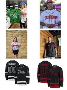 Custom Team Twill Ice Hockey Jersey Embroidered Professional Stripe Stitched Ice Hockey Wear - Fuzhou Wangxing Network Technology Co., Ltd. - China