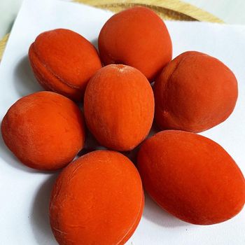 Sweet Dried Fruit Redpeach Candied Package Peaches And Chinese Preserves Canned Pink Preserve Ad Preserved Red Peach - Shantou Zaomeng Food Co., Ltd. - China