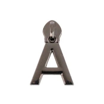 Free Sample Fashion Decorative Garment Zip Pullers Alphabet Letter Zipper Slider Nylon - Wenzhou Xingcheng Ribbon Co., Ltd. - China