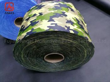 Angel Viscose Nonwoven Fabric 45g Spunlace Nonwoven Style Dyed Pattern Dot Grade Imported Application Mask Weight - Fujian Angel Nonwoven Fabric Tech Co., Ltd. - China
