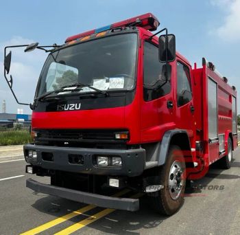 Efficient Large Capacity Rescue Dry Powder Isuzu Fire Fighting Truck - HUBEI PROSPER MOTORS CO.,LTD. - China