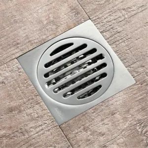High-Quality Stainless Steel Brushed Drains: Anti-Odor Core, Modern Design, Bathroom Kitchen Shower Toilet Floor Drain, 100X100mm Size - Nan'an Fanghong Import and Export Co., Ltd - China