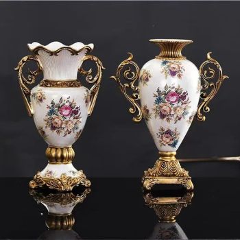OEM Factory Custom Traditional Classical Blue and White Porcelain Vases Luxury Porcelain Vases Resin Handicraft Decoration - Cheng Yi Creation Company Ltd - China