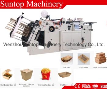 Automatic Hamburger/Burger Box, Lunch Paper Box, Fast Food Box, Pizza Box, Paper Tray Forming Machine - Wenzhou Suntop Machinery Technology Co., Ltd. - China