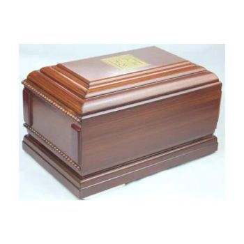 Solid Wood Funeral Casket Coffin Box Burial Supplies Urn - Dongming Sanxin Wood Industry Co., Ltd. - China