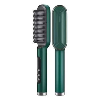 Anion Hair Straightener Comb Curler 2 in 1 Device Use Home Origin China Feature Safety Model NO. lzk-8 Color Customized Trademark - Yiwu Billion Import & Export Co., Ltd - China