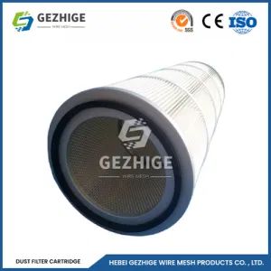 Gezhige 3m Water Treatment Filter Factory 3000PA 3500PA Wind Pressure Replacement Industrial Cartridge Filters China Industrial Dust Collector Filter Cartridge - Hebei Gezhige Wire Mesh Products Co., Ltd - China