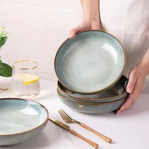 34 36oz European Ceramic Dinnerware Set Wholesale Luxury Porcelain Dinner Restaurant Tableware - Xiamen Plant-Port Technology Co., Ltd. - China