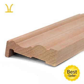 Natural Solid Wooden Baseboard Flooring Accessories Wall Board 78b - Hunan Zhouxin Sealing Technology Co., Ltd. - China
