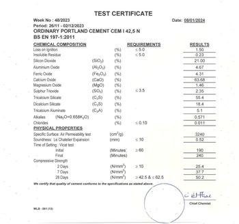 CLINKER Quality Best Quality Clinker Type Opc Type-1, Opc Type-5 (src), White Cement - P&A Multitrading - United Arab Emirates
