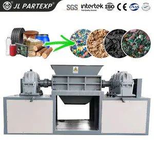 Waste Plastic Drum/Jerrycan/Bucket/Trash Can/Drum Tank/Barrel Garbage Bin Crusher Shredder Automatic Recycling Production Line with Conveyer/Conveyor Belt - Maanshan Jieling International Trade Co., Ltd. - China