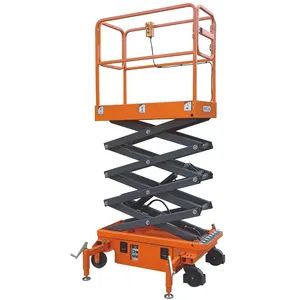 Semi Electric 3m 12m Scissor Lift Platforms 300kg Capacity for Warehouse Use - Ningbo Everlift Machinery Co., Ltd. - China