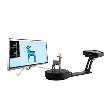 Black Einscan SE Desktop 3D Scanner Color Black Brand Einscan Scan Speed <8s Dimension 570x210x210mm Mode of Alignment - Precise 3DM Mumbai LLP - India