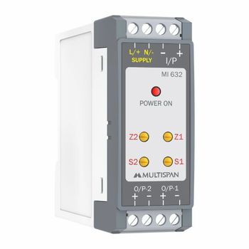 20mA Multispan MI 632 Signal Isolator Current Rating 20mA Model Number MI 632 Physical Depth 85mm Physical Width 28mm Display Type - Allied Electricals And Industrial Supplier - India
